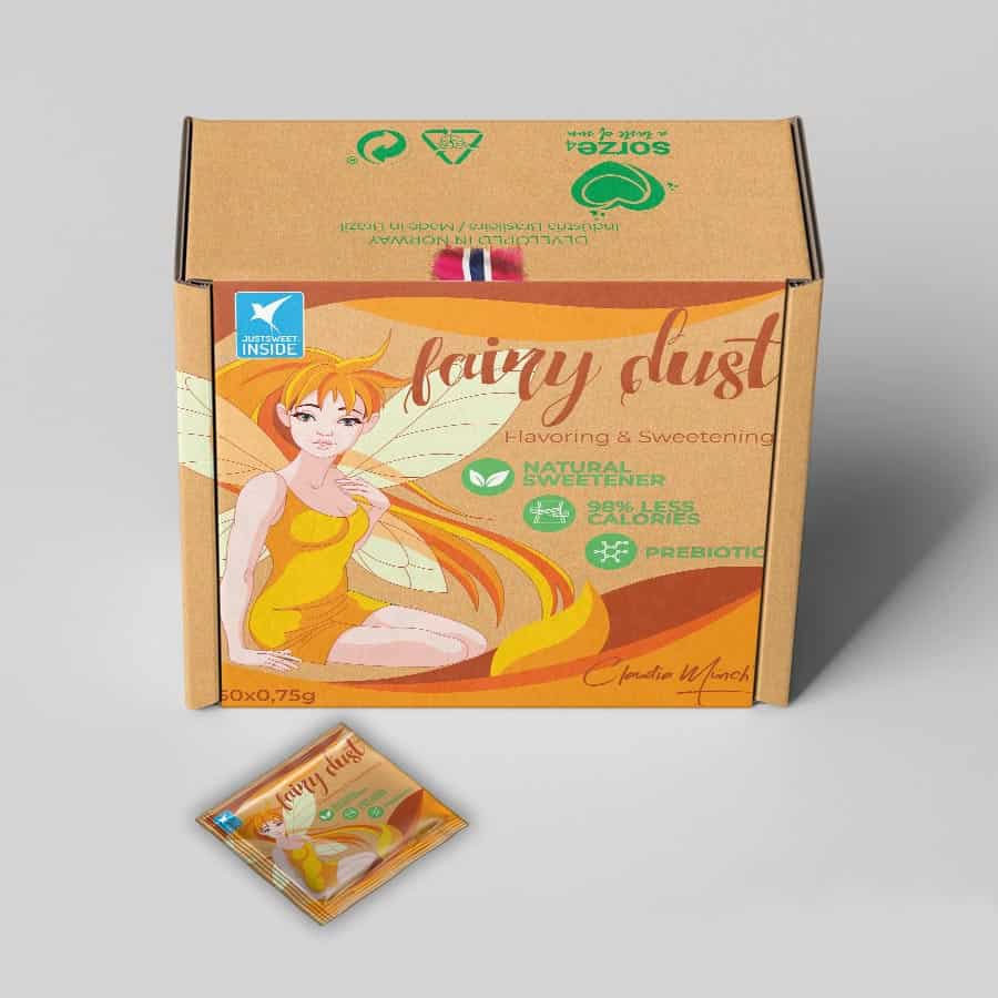 Fairy dust box with sachet