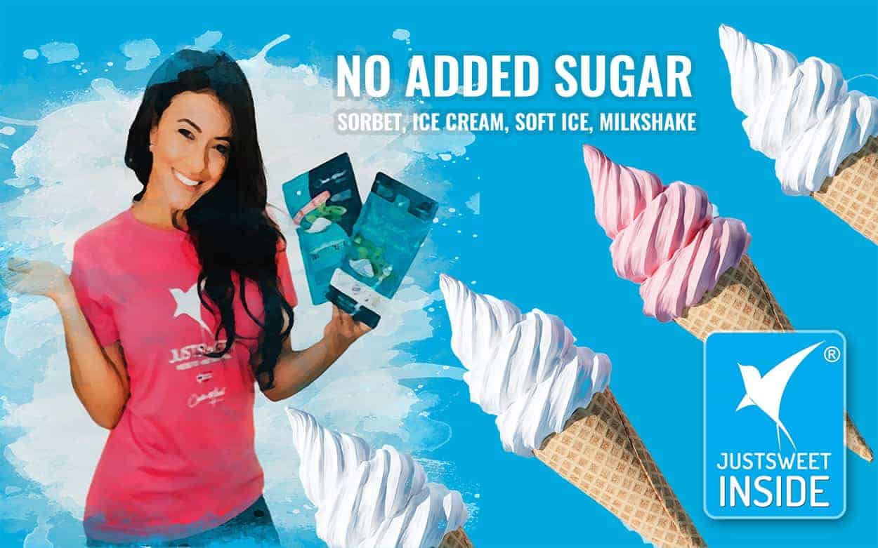 Sukkerfri Sorbet, iskrem og milkshake